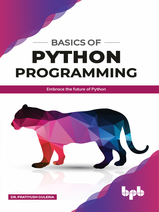 Cover image for Basics of Python Programming